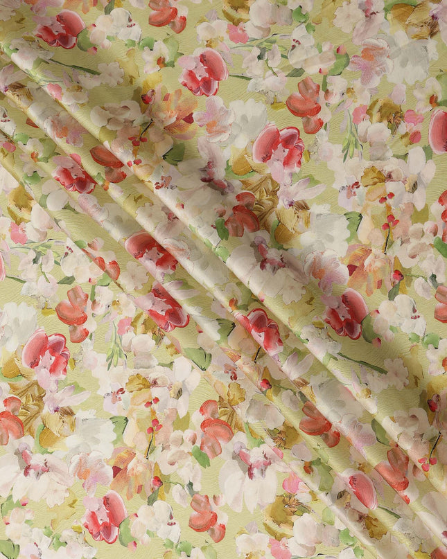 Multicolor Viscose Modal Satin Fabric 110cm – Buy Online