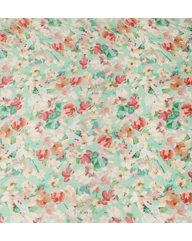 Green Viscose Modal Satin Fabric 110cm – Buy Online