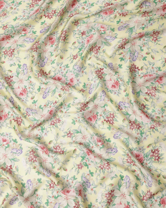 Multicolor Viscose Modal Satin Fabric 110cm – Buy Online