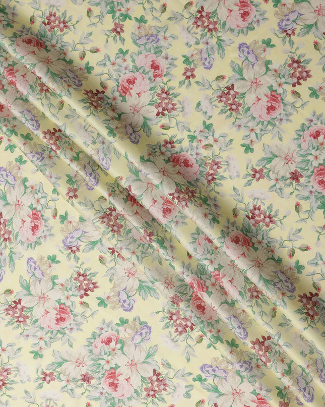 Multicolor Viscose Modal Satin Fabric 110cm – Buy Online