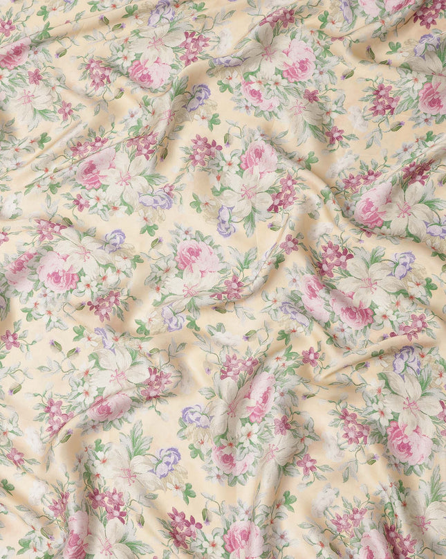 Multicolor Viscose Modal Satin Fabric 110cm – Buy Online