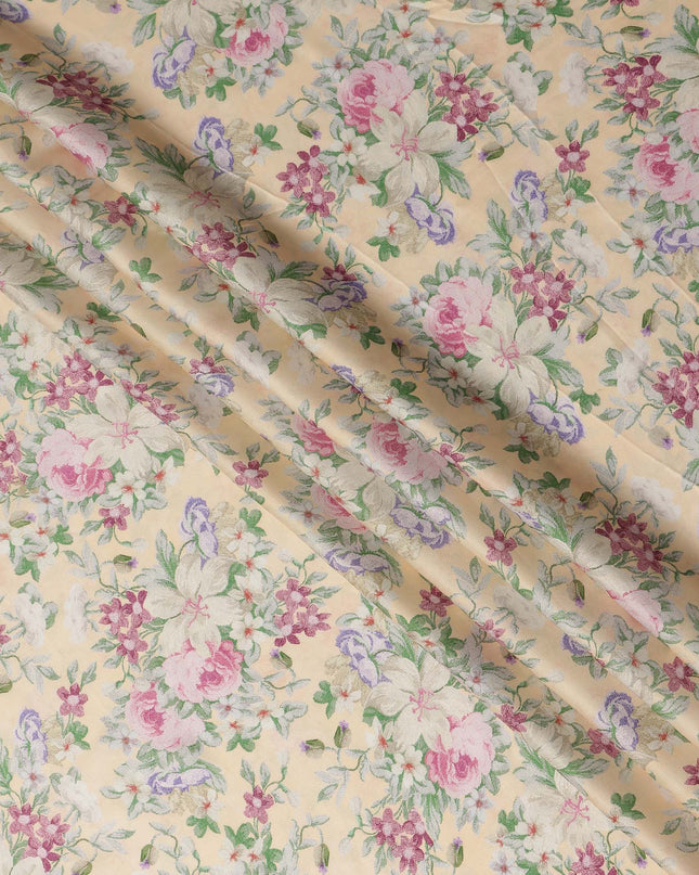 Multicolor Viscose Modal Satin Fabric 110cm – Buy Online