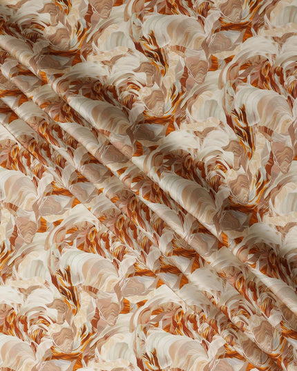Brown Viscose Modal Satin Fabric 110cm – Buy Online