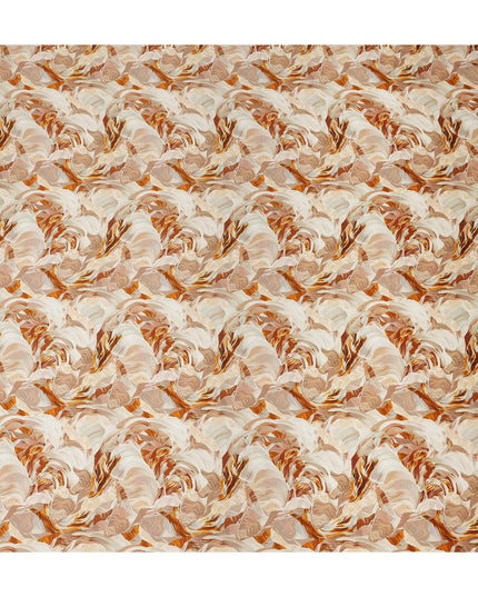 Brown Viscose Modal Satin Fabric 110cm – Buy Online