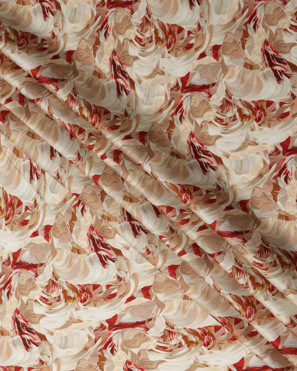 Brown Viscose Modal Satin Fabric 110cm – Buy Online