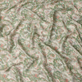 Green Viscose Modal Satin Fabric 110cm – Buy Online