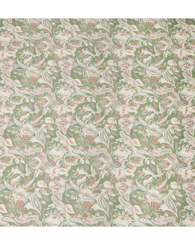 Green Viscose Modal Satin Fabric 110cm – Buy Online