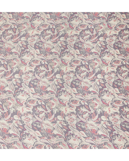 Grey Viscose Modal Satin Fabric 110cm – Buy Online