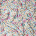 Blue Viscose Modal Satin Fabric 110cm – Buy Online
