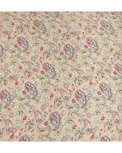 Beige Viscose Crepe Fabric 110cm – Buy Online