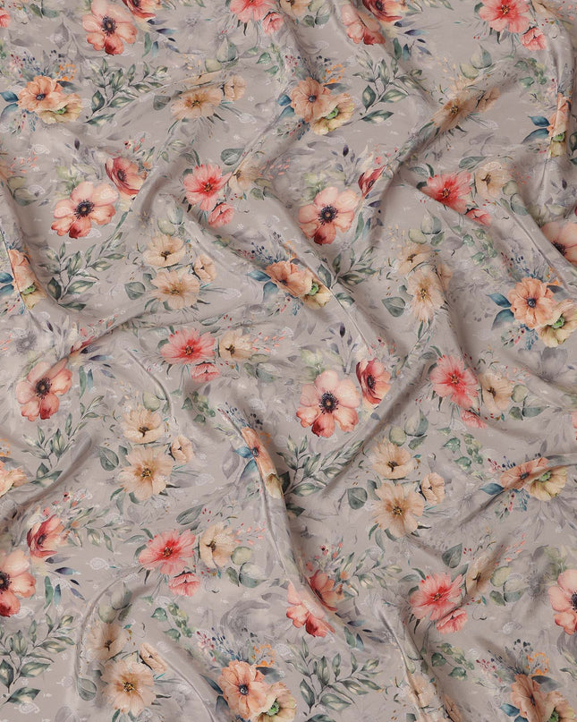 Grey Viscose Crepe Fabric 110cm – Buy Online