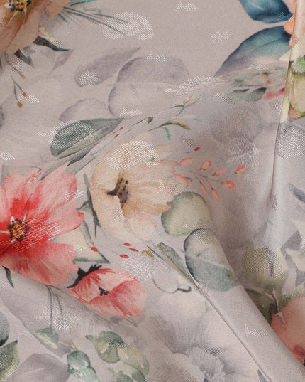 Grey Viscose Crepe Fabric 110cm – Buy Online