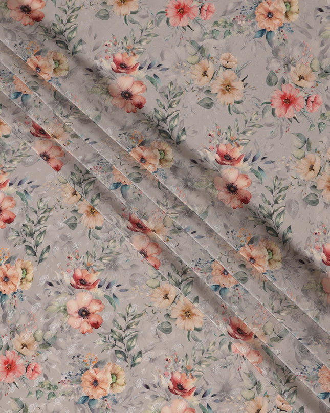 Grey Viscose Crepe Fabric 110cm – Buy Online