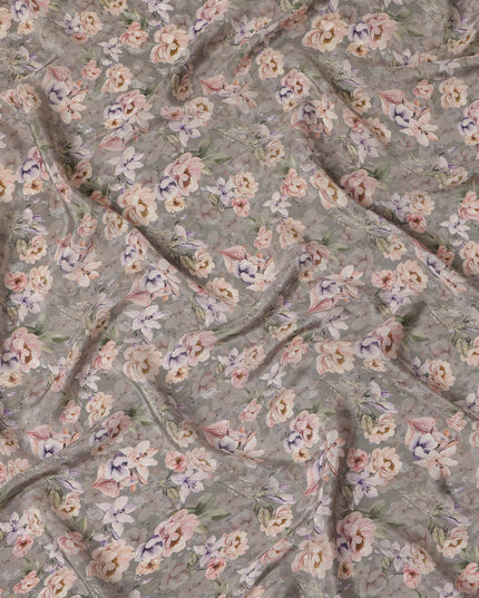 Grey Viscose Crepe Fabric 110cm – Buy Online