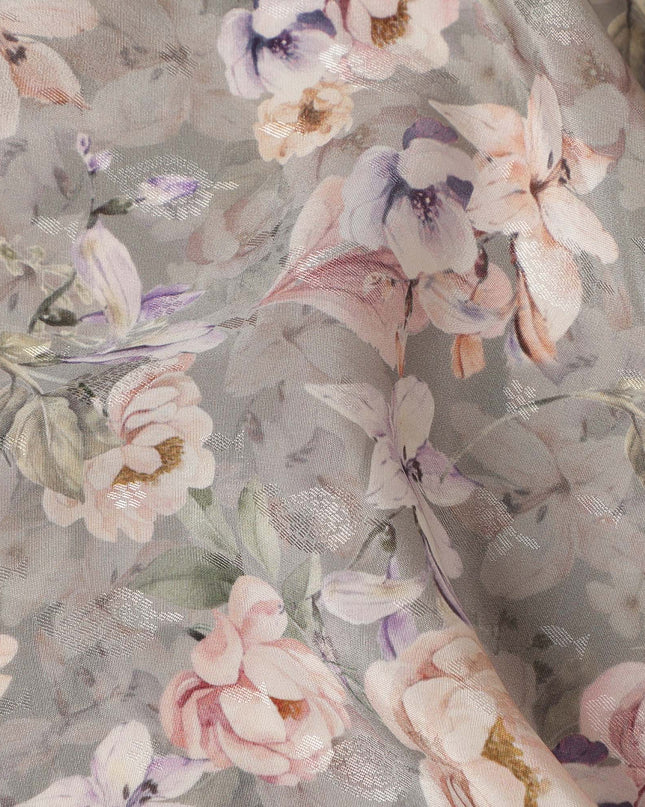 Grey Viscose Crepe Fabric 110cm – Buy Online