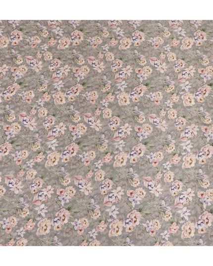 Grey Viscose Crepe Fabric 110cm – Buy Online