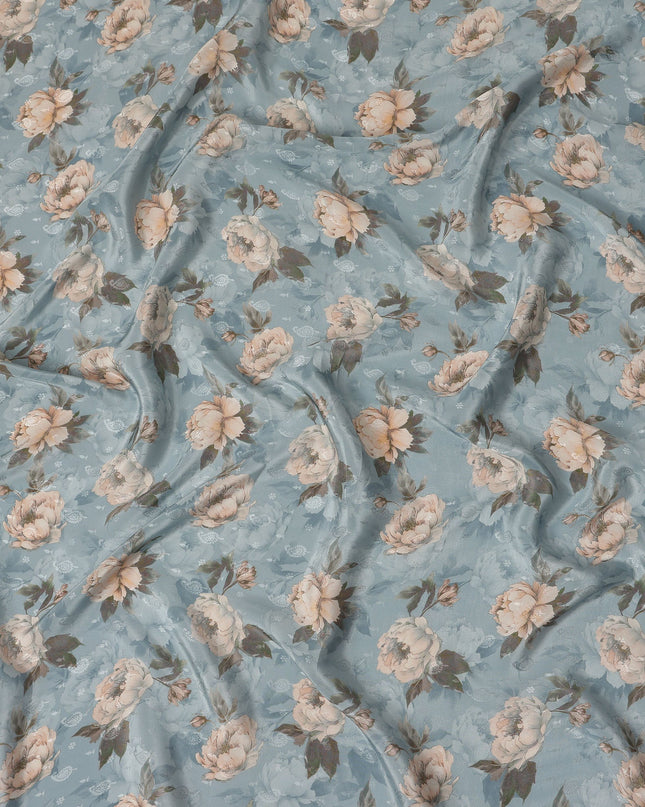 Blue Viscose Crepe Fabric 110cm – Buy Online