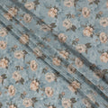 Blue Viscose Crepe Fabric 110cm – Buy Online