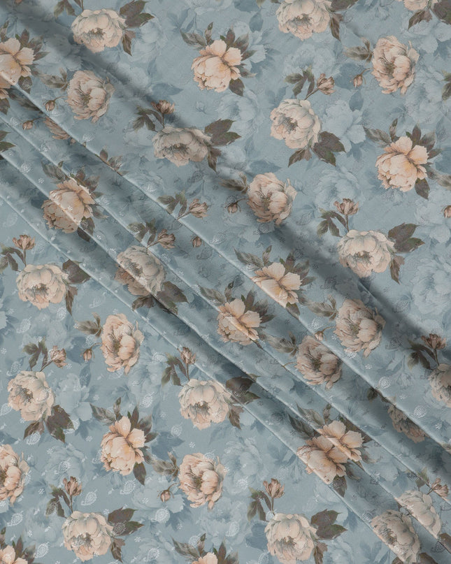 Blue Viscose Crepe Fabric 110cm – Buy Online