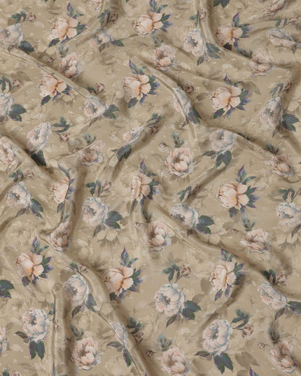 Beige Viscose Crepe Fabric 110cm – Buy Online