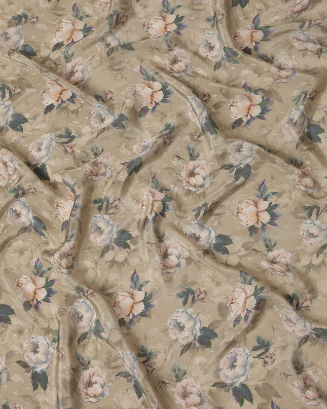 Beige Viscose Crepe Fabric 110cm – Buy Online