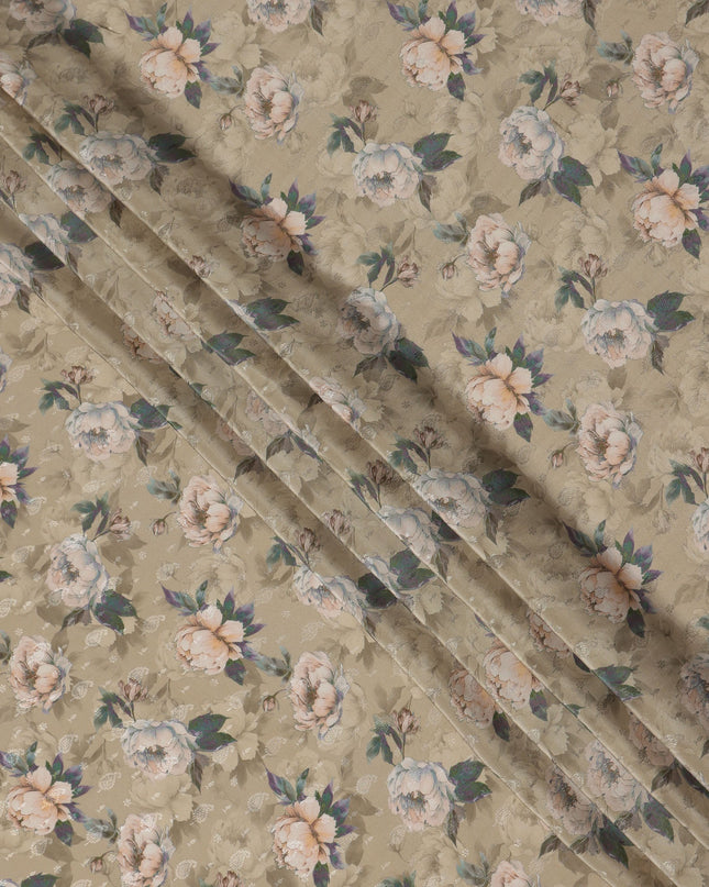 Beige Viscose Crepe Fabric 110cm – Buy Online