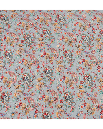 Grey Viscose Crepe Fabric 110cm – Buy Online