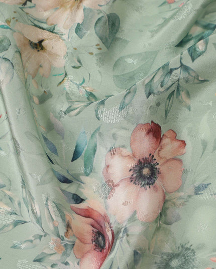 Green Viscose Crepe Fabric 110cm – Buy Online