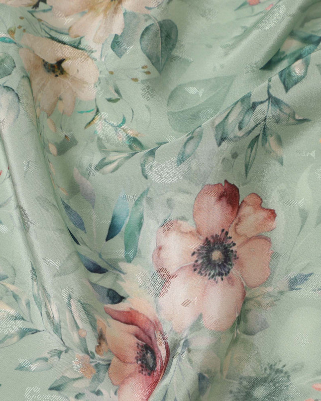 Green Viscose Crepe Fabric 110cm – Buy Online