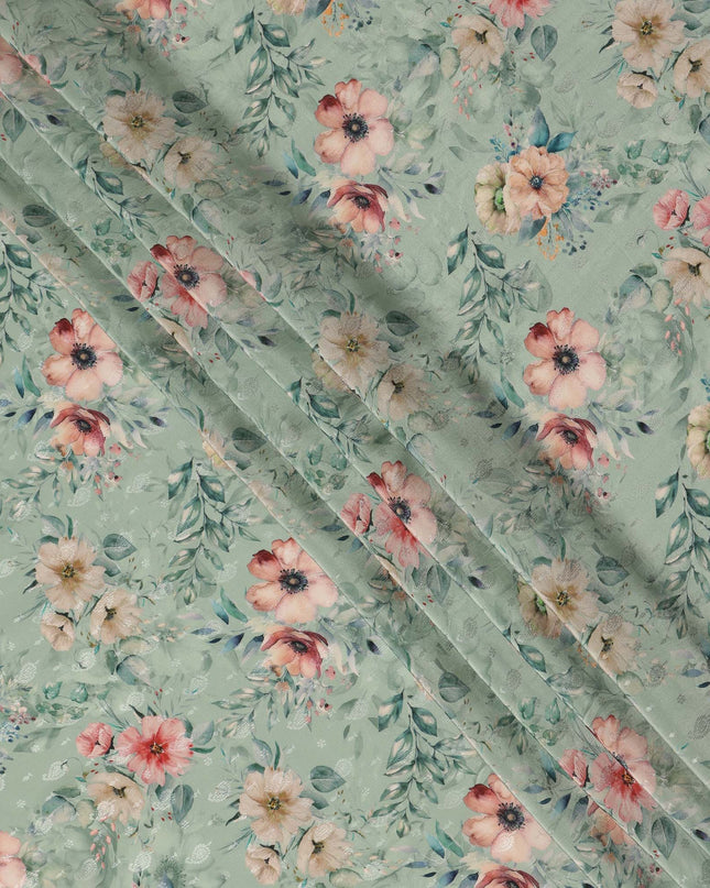 Green Viscose Crepe Fabric 110cm – Buy Online