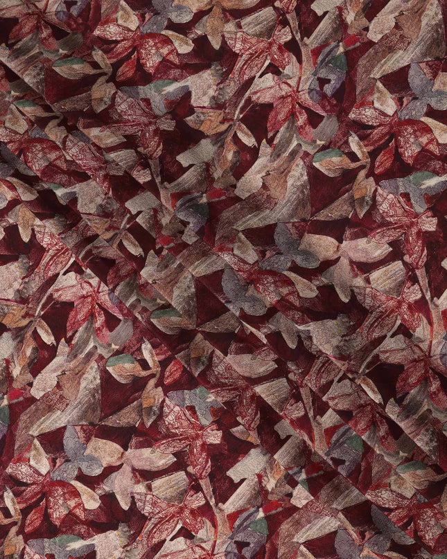 Red Viscose Crepe Fabric 110cm – Buy Online