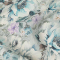 Blue Viscose Crepe Fabric 110cm – Buy Online