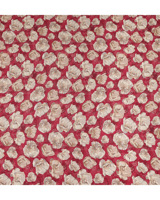 Red Viscose Crepe Fabric 110cm – Buy Online