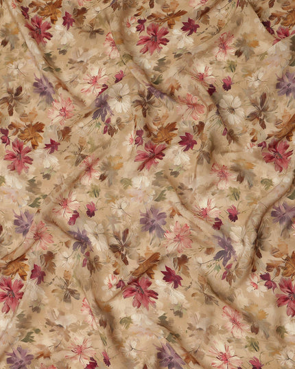 Beige Viscose Crepe Fabric 110cm – Buy Online