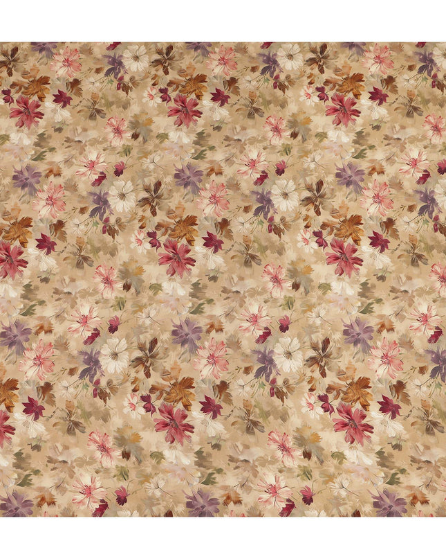 Beige Viscose Crepe Fabric 110cm – Buy Online