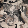 Grey Viscose Crepe Fabric 110cm – Buy Online