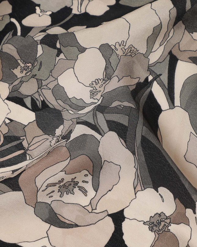 Grey Viscose Crepe Fabric 110cm – Buy Online