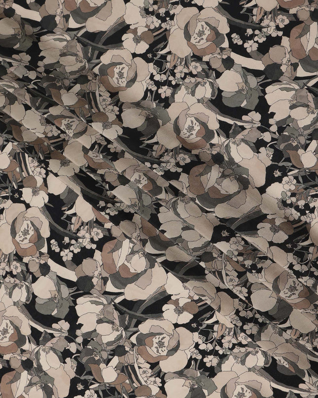 Grey Viscose Crepe Fabric 110cm – Buy Online