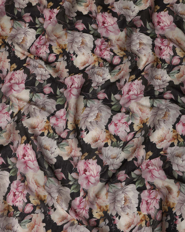 Black Viscose Crepe Fabric 110cm – Buy Online