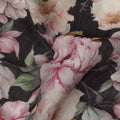 Black Viscose Crepe Fabric 110cm – Buy Online