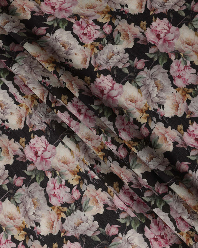 Black Viscose Crepe Fabric 110cm – Buy Online