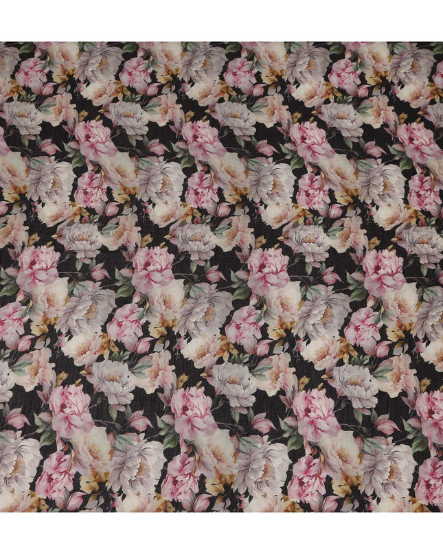 Black Viscose Crepe Fabric 110cm – Buy Online