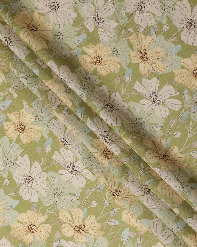 Green Viscose Crepe Fabric 110cm – Buy Online