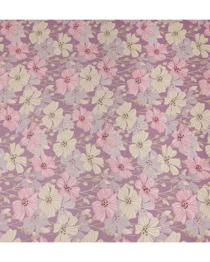 Purple Viscose Crepe Fabric 110cm – Buy Online