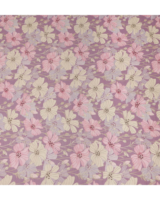 Purple Viscose Crepe Fabric 110cm – Buy Online