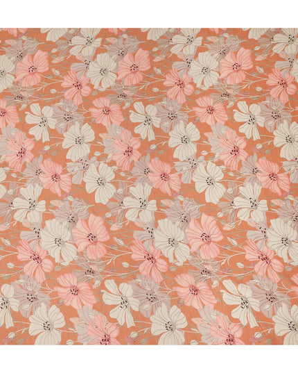 Orange Viscose Crepe Fabric 110cm – Buy Online