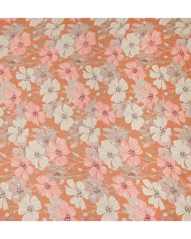 Orange Viscose Crepe Fabric 110cm – Buy Online