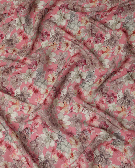 Pink Viscose Crepe Fabric 110cm – Buy Online