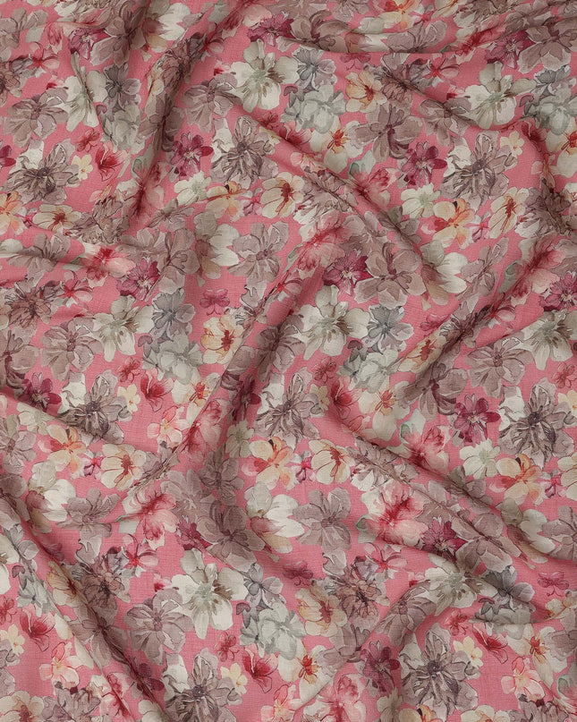 Pink Viscose Crepe Fabric 110cm – Buy Online