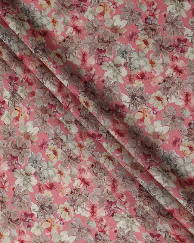 Pink Viscose Crepe Fabric 110cm – Buy Online
